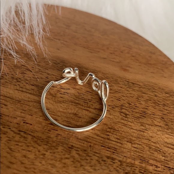 Sterling silver ring size 7 - Picture 5 of 7